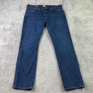 J. Crew Jeans Men’s 34X29 Blue 770 Straight Fit Taper Leg Dark Denim Stretch